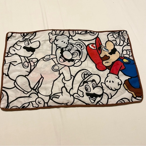Lot of 2 Super Mario Character Pillowcases - Picture 12 of 16